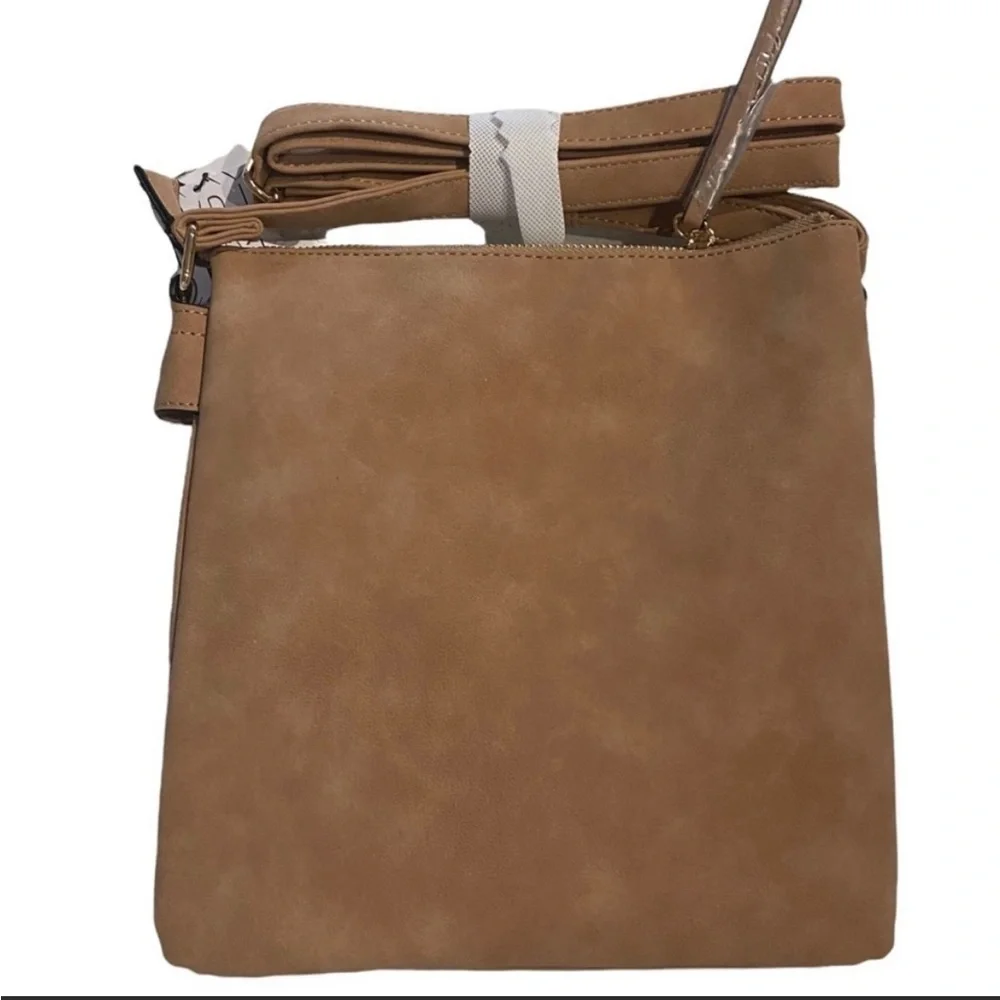 Tan Bag With Strap NEW With Tags! - Picture 2 of 6